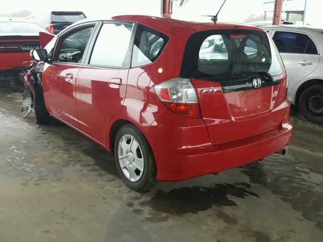 JHMGE8H32DC025854 - 2013 HONDA FIT RED photo 3