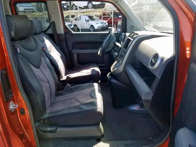 5J6YH28553L047447 - 2003 HONDA ELEMENT EX ORANGE photo 5