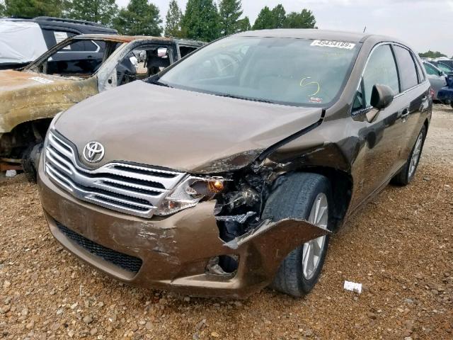 4T3ZA3BB6AU020660 - 2010 TOYOTA VENZA BROWN photo 2