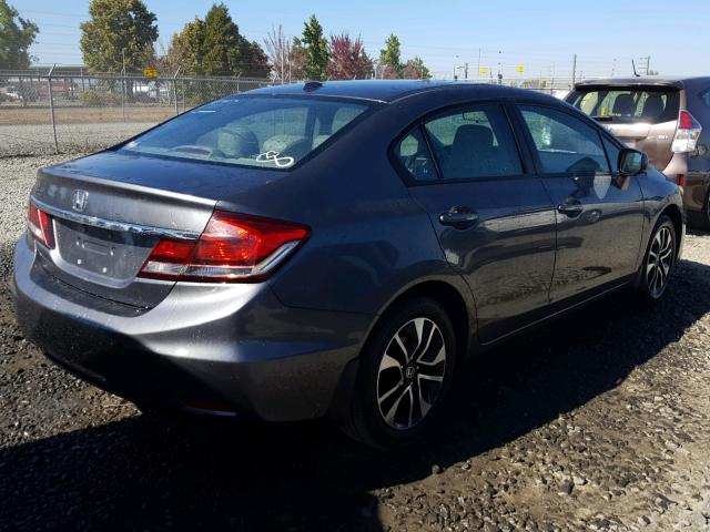 19XFB2F90DE277945 - 2013 HONDA CIVIC EXL GRAY photo 4