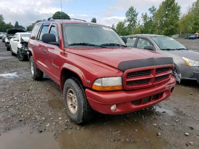 1B4HS28Y4XF609020 - 1999 DODGE DURANGO MAROON photo 1