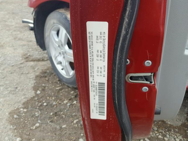 1B3JB48B97D503543 - 2007 DODGE CALIBER SX RED photo 10