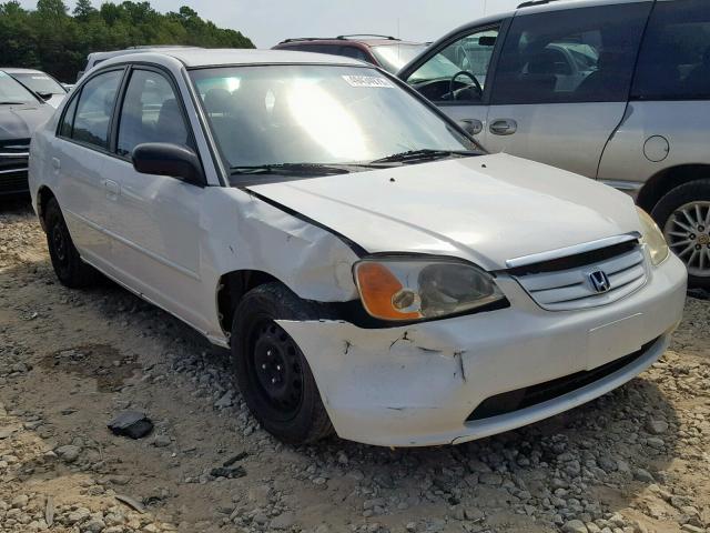 1HGES16543L023083 - 2003 HONDA CIVIC LX WHITE photo 1