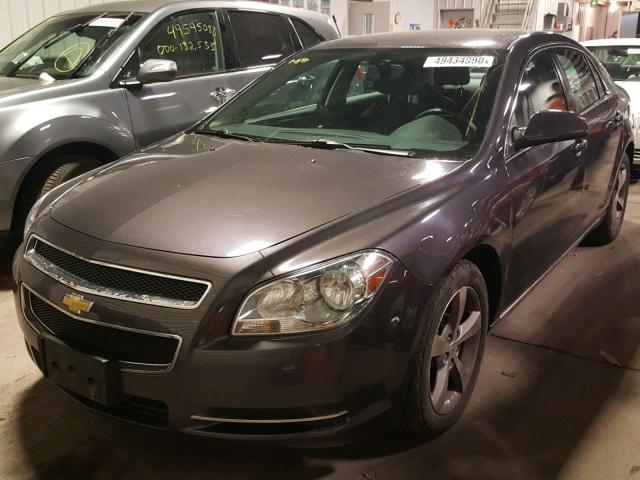 1G1ZC5E1XBF269273 - 2011 CHEVROLET MALIBU 1LT GRAY photo 2