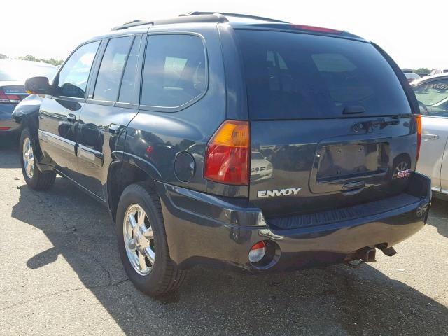 1GKDT13S142385028 - 2004 GMC ENVOY CHARCOAL photo 3