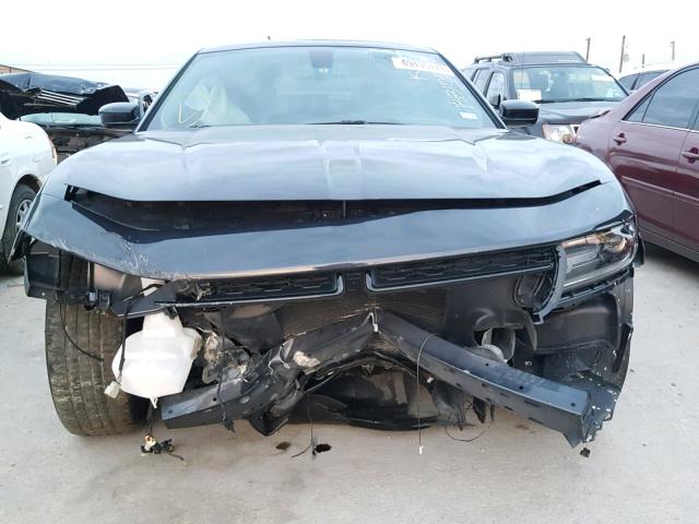 2C3CDXHG7JH224279 - 2018 DODGE CHARGER SX BLACK photo 9