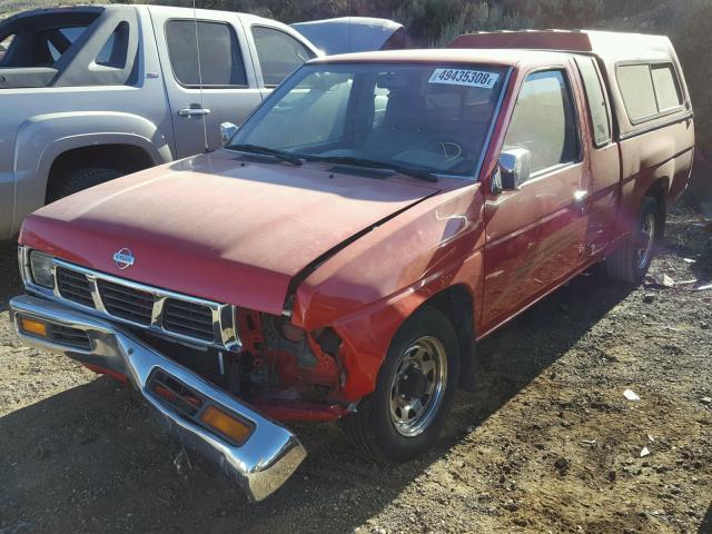 1N6SD16S0RC332086 - 1994 NISSAN TRUCK KING RED photo 2