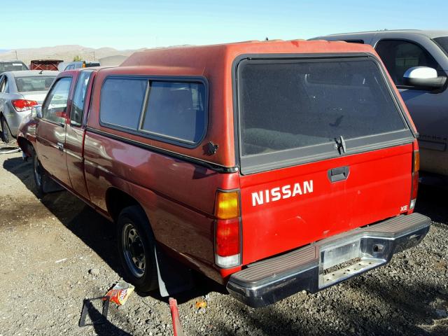 1N6SD16S0RC332086 - 1994 NISSAN TRUCK KING RED photo 3