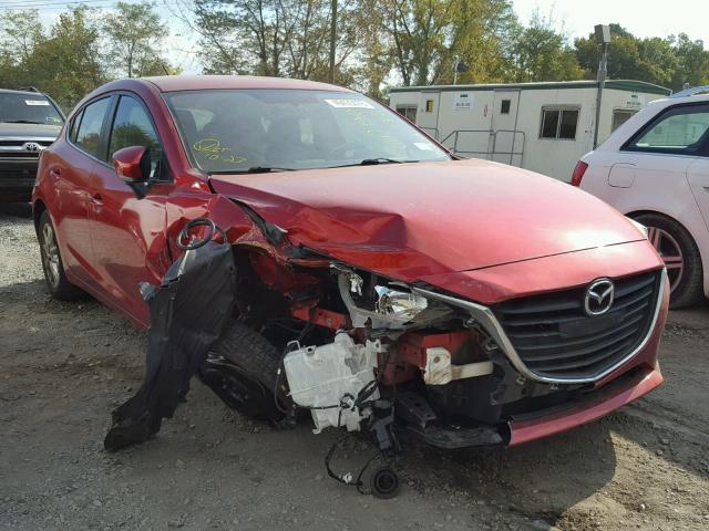 JM1BM1L79E1182696 - 2014 MAZDA 3 TOURING RED photo 1