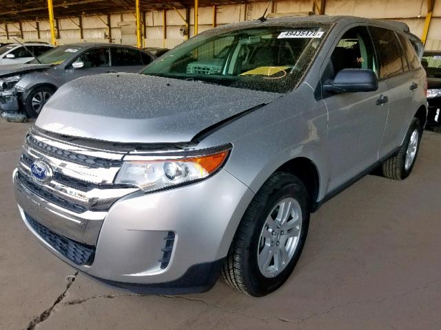 2FMDK3GC7CBA63463 - 2012 FORD EDGE SE SILVER photo 2