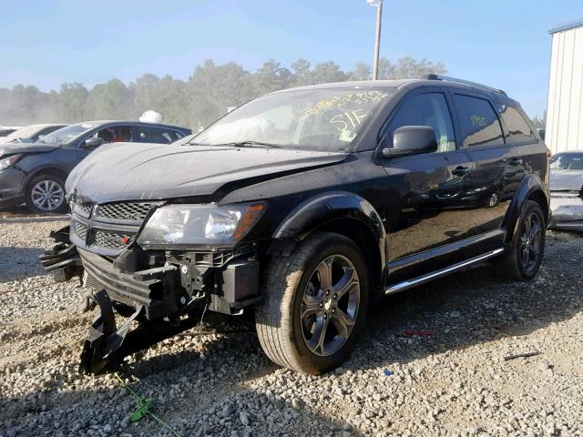 3C4PDCGG3FT580251 - 2015 DODGE JOURNEY CR BLACK photo 2