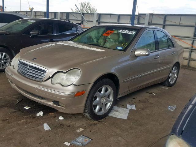 WDBRF64J11F070017 - 2001 MERCEDES-BENZ C 320 GOLD photo 2