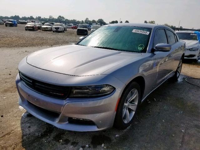 2C3CDXHGXGH132270 - 2016 DODGE CHARGER SX SILVER photo 2