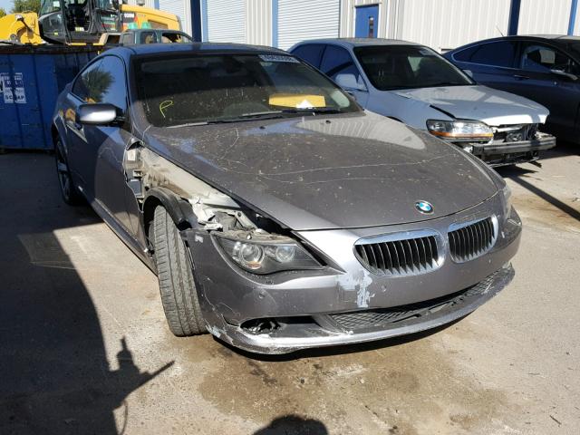 WBAEA53538CV90810 - 2008 BMW 650 I GRAY photo 1