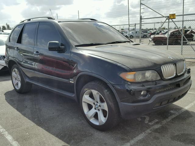 5UXFB53554LV05866 - 2004 BMW X5 4.4I BLACK photo 1