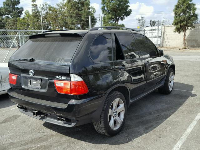 5UXFB53554LV05866 - 2004 BMW X5 4.4I BLACK photo 4