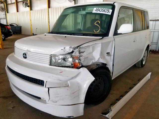 JTLKT324254002273 - 2005 TOYOTA SCION XB თეთრი ფოტო 2