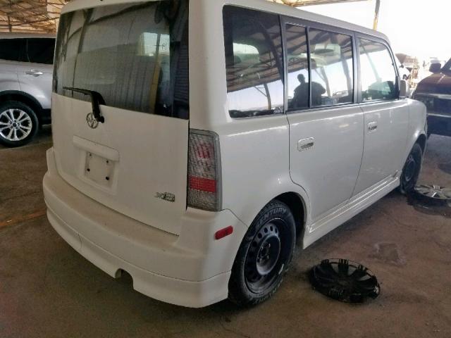 JTLKT324254002273 - 2005 TOYOTA SCION XB თეთრი ფოტო 4
