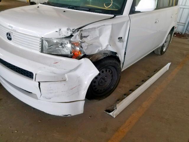 JTLKT324254002273 - 2005 TOYOTA SCION XB თეთრი ფოტო 9