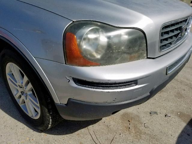 YV4CZ852071368417 - 2007 VOLVO XC90 V8 SILVER photo 9