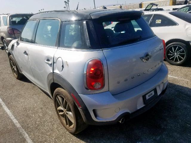 WMWZC5C55EWM16744 - 2014 MINI COOPER S C SILVER photo 3