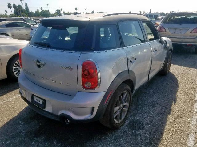 WMWZC5C55EWM16744 - 2014 MINI COOPER S C SILVER photo 4