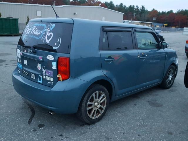 JTLKE50E881006660 - 2008 TOYOTA SCION XB Көк фото 4