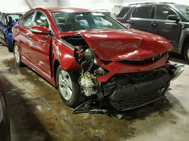 KMHEC4A41CA022945 - 2012 HYUNDAI SONATA HYB RED photo 1