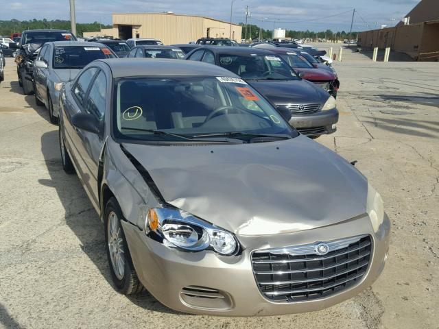 1C3EL46X54N149011 - 2004 CHRYSLER SEBRING LX BROWN photo 1