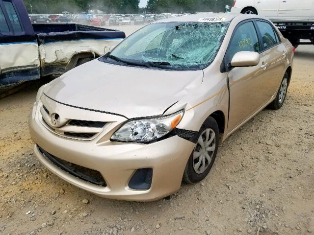 JTDBU4EE3B9127588 - 2011 TOYOTA COROLLA BA GOLD photo 2