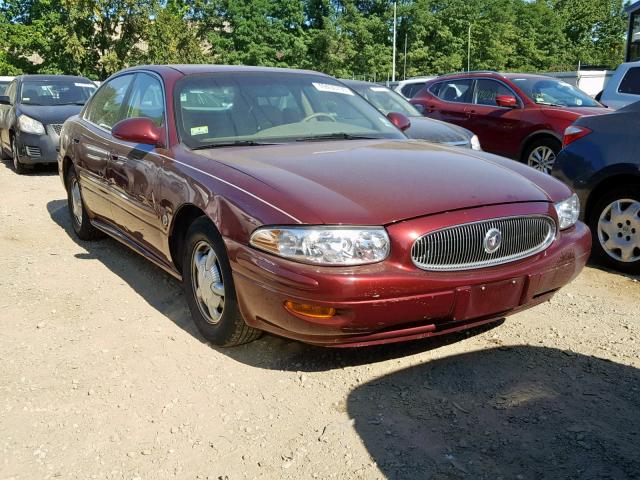 1G4HP54KXY4291632 - 2000 BUICK LESABRE CU BURGUNDY photo 1