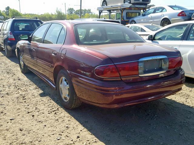 1G4HP54KXY4291632 - 2000 BUICK LESABRE CU BURGUNDY photo 3