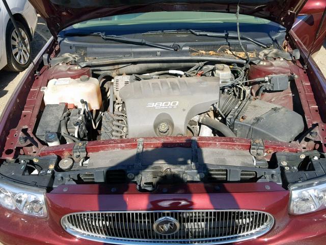 1G4HP54KXY4291632 - 2000 BUICK LESABRE CU BURGUNDY photo 7