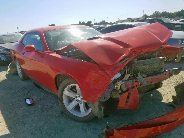 2C3CDYAG8EH188589 - 2014 DODGE CHALLENGER RED photo 1