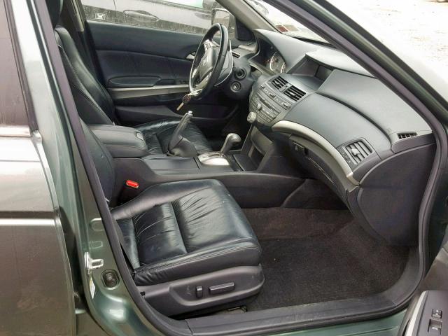 1HGCP36888A041281 - 2008 HONDA ACCORD EXL GREEN photo 5