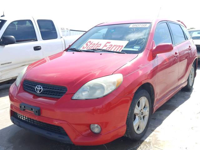 2T1KR32E85C347517 - 2005 TOYOTA COROLLA MA RED photo 2