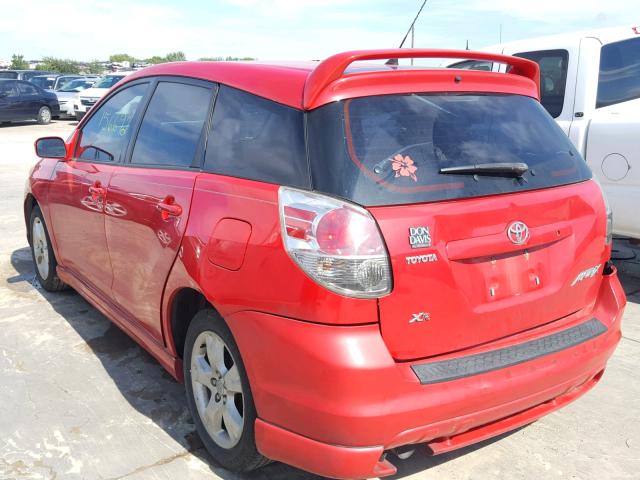 2T1KR32E85C347517 - 2005 TOYOTA COROLLA MA RED photo 3