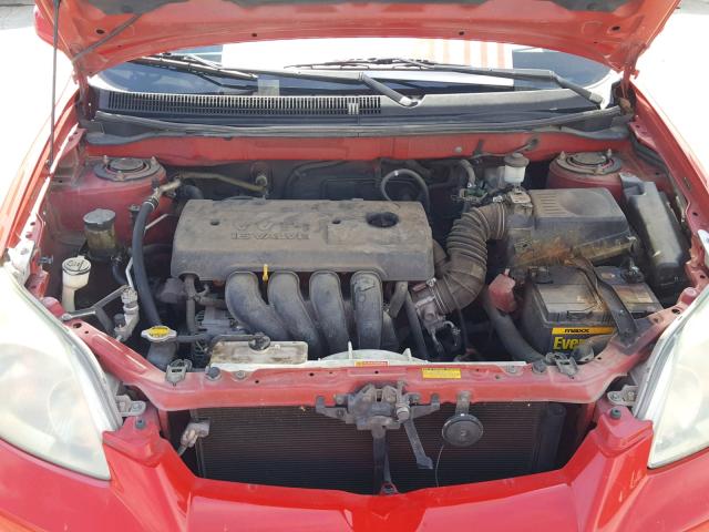 2T1KR32E85C347517 - 2005 TOYOTA COROLLA MA RED photo 7