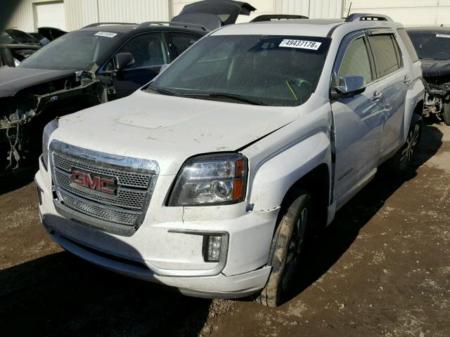 2GKFLVE39H6203638 - 2017 GMC TERRAIN DE WHITE photo 2