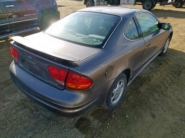 1G3NL12F02C306590 - 2002 OLDSMOBILE ALERO GL BROWN photo 4