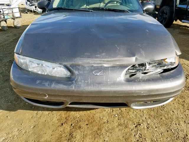 1G3NL12F02C306590 - 2002 OLDSMOBILE ALERO GL BROWN photo 9