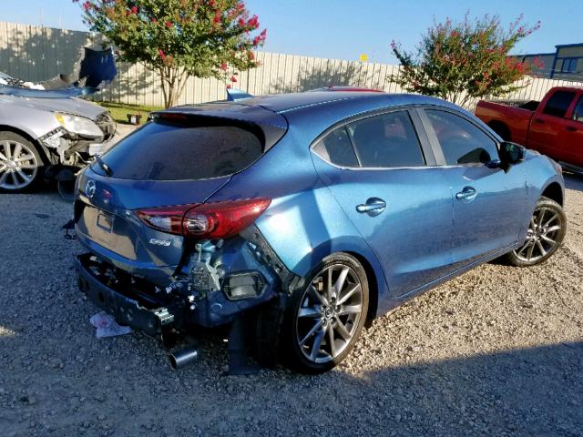 3MZBN1L36JM259741 - 2018 MAZDA 3 TOURING BLUE photo 4