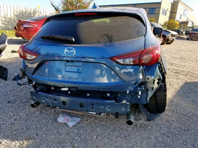 3MZBN1L36JM259741 - 2018 MAZDA 3 TOURING BLUE photo 9