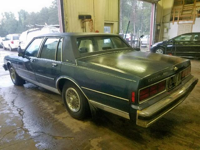 1G1BU51E2KR151336 - 1989 CHEVROLET CAPRICE CL BLUE photo 3