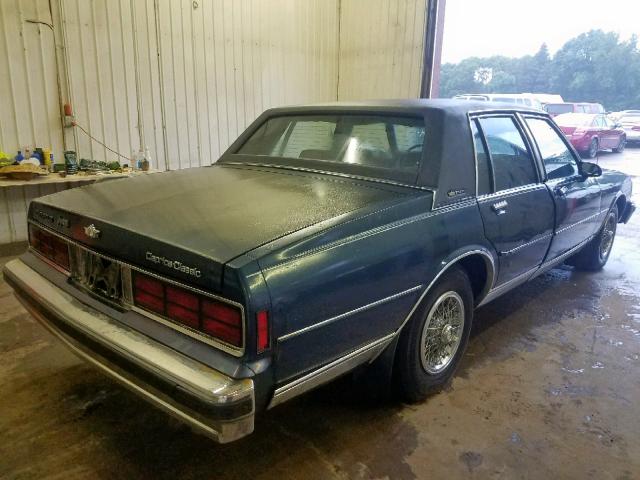 1G1BU51E2KR151336 - 1989 CHEVROLET CAPRICE CL BLUE photo 4