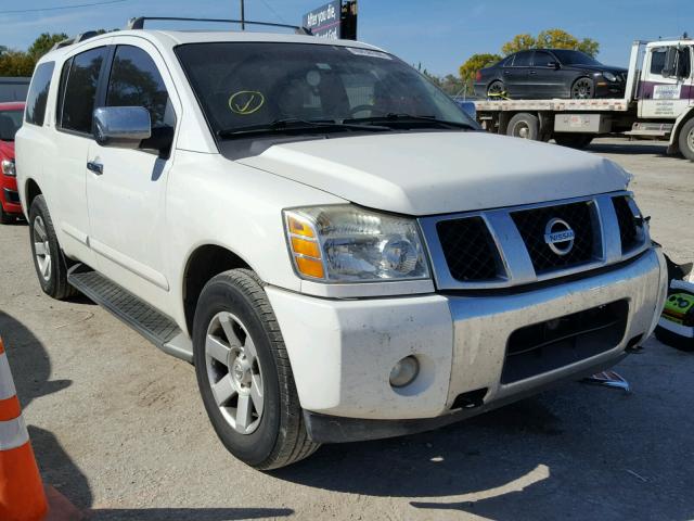 5N1AA08B44N746589 - 2004 NISSAN ARMADA SE WHITE photo 1