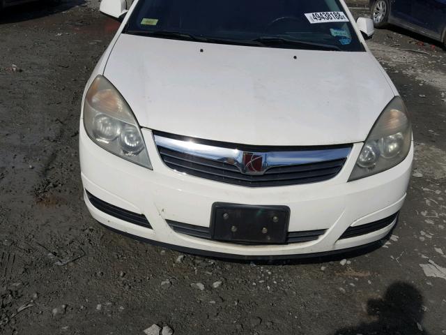 1G8ZS57N17F292467 - 2007 SATURN AURA XE WHITE photo 9