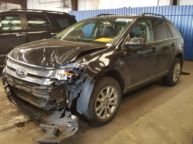 2FMDK4KC7DBC38373 - 2013 FORD EDGE LIMIT BLACK photo 2