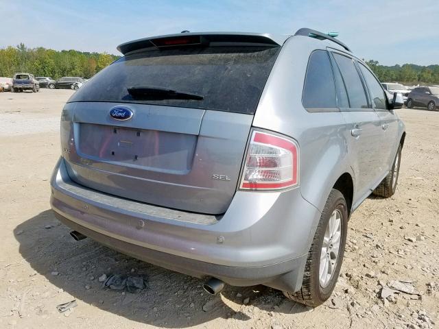 2FMDK38C37BB57408 - 2007 FORD EDGE SEL SILVER photo 4