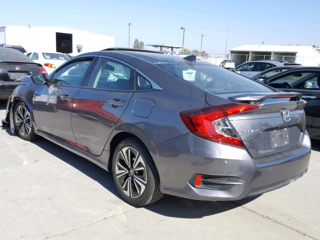 19XFC1F76HE213033 - 2017 HONDA CIVIC EXL GRAY photo 3